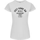 Jeet Kune Do Academy MMA Martial Arts Womens Petite Cut T-Shirt White