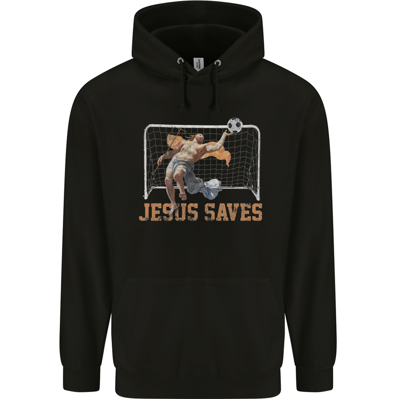 Jesus Saves Funny Atheist Christian Atheism Childrens Kids Hoodie Black