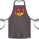 Jesus Saves Funny Christian Cotton Apron 100% Organic Dark Grey