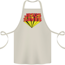 Jesus Saves Funny Christian Cotton Apron 100% Organic Natural