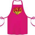 Jesus Saves Funny Christian Cotton Apron 100% Organic Pink
