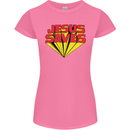 Jesus Saves Funny Christian Womens Petite Cut T-Shirt Azalea