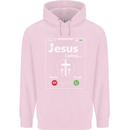 Jesus is Calling Christian Christianity Childrens Kids Hoodie Light Pink