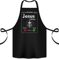 Jesus is Calling Christian Christianity Cotton Apron 100% Organic Black