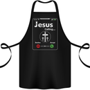 Jesus is Calling Christian Christianity Cotton Apron 100% Organic Black