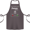 Jesus is Calling Christian Christianity Cotton Apron 100% Organic Dark Grey