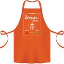 Jesus is Calling Christian Christianity Cotton Apron 100% Organic Orange