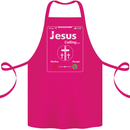 Jesus is Calling Christian Christianity Cotton Apron 100% Organic Pink