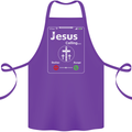 Jesus is Calling Christian Christianity Cotton Apron 100% Organic Purple