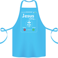 Jesus is Calling Christian Christianity Cotton Apron 100% Organic Turquoise