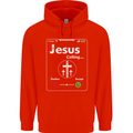 Jesus is Calling Christian Christianity Mens 80% Cotton Hoodie Bright Red
