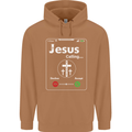 Jesus is Calling Christian Christianity Mens 80% Cotton Hoodie Caramel Latte