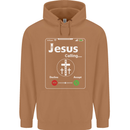 Jesus is Calling Christian Christianity Mens 80% Cotton Hoodie Caramel Latte