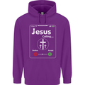 Jesus is Calling Christian Christianity Mens 80% Cotton Hoodie Purple