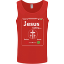 Jesus is Calling Christian Christianity Mens Vest Tank Top Red