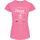 Jesus is Calling Christian Christianity Womens Petite Cut T-Shirt Azalea