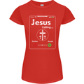Jesus is Calling Christian Christianity Womens Petite Cut T-Shirt Red