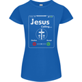 Jesus is Calling Christian Christianity Womens Petite Cut T-Shirt Royal Blue
