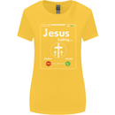 Jesus is Calling Christian Christianity Womens Wider Cut T-Shirt Yellow