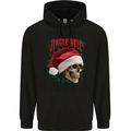 Jingle Hell Funny Christmas Skull Xmas Childrens Kids Hoodie Black