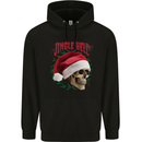 Jingle Hell Funny Christmas Skull Xmas Childrens Kids Hoodie Black