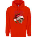 Jingle Hell Funny Christmas Skull Xmas Childrens Kids Hoodie Bright Red