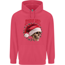 Jingle Hell Funny Christmas Skull Xmas Childrens Kids Hoodie Heliconia