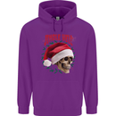 Jingle Hell Funny Christmas Skull Xmas Childrens Kids Hoodie Purple