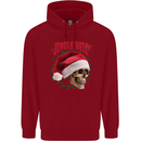 Jingle Hell Funny Christmas Skull Xmas Childrens Kids Hoodie Red