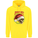 Jingle Hell Funny Christmas Skull Xmas Childrens Kids Hoodie Yellow
