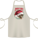 Jingle Hell Funny Christmas Skull Xmas Cotton Apron 100% Organic Natural