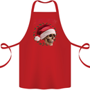 Jingle Hell Funny Christmas Skull Xmas Cotton Apron 100% Organic Red
