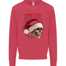 Jingle Hell Funny Christmas Skull Xmas Kids Sweatshirt Jumper Heliconia