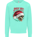 Jingle Hell Funny Christmas Skull Xmas Kids Sweatshirt Jumper Peppermint
