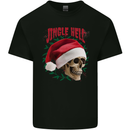 Jingle Hell Funny Christmas Skull Xmas Kids T-Shirt Childrens Black