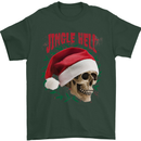 Jingle Hell Funny Christmas Skull Xmas Mens T-Shirt 100% Cotton Forest Green