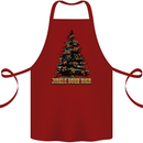Jingle Your Star Sign Funny Christmas Xmas Cotton Apron 100% Organic Maroon