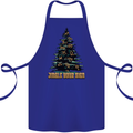 Jingle Your Star Sign Funny Christmas Xmas Cotton Apron 100% Organic Royal Blue