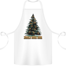 Jingle Your Star Sign Funny Christmas Xmas Cotton Apron 100% Organic White