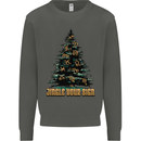 Jingle Your Star Sign Funny Christmas Xmas Kids Sweatshirt Jumper Storm Grey