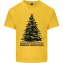 Jingle Your Star Sign Funny Christmas Xmas Mens Cotton T-Shirt Tee Top Yellow