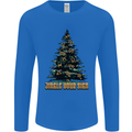 Jingle Your Star Sign Funny Christmas Xmas Mens Long Sleeve T-Shirt Royal Blue