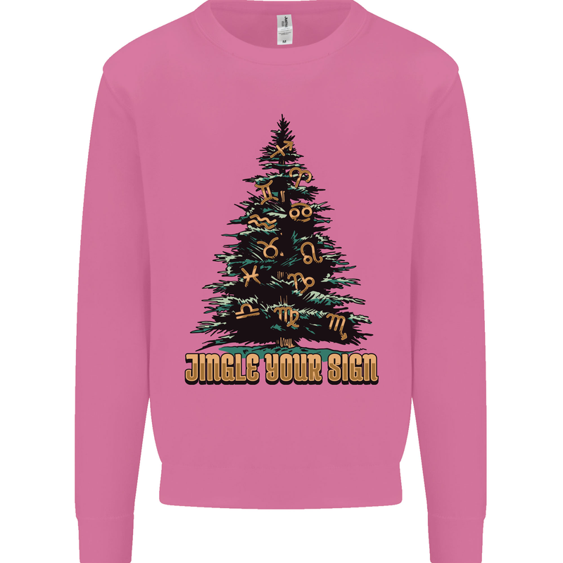 Jingle Your Star Sign Funny Christmas Xmas Mens Sweatshirt Jumper Azalea