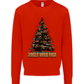 Jingle Your Star Sign Funny Christmas Xmas Mens Sweatshirt Jumper Bright Red