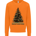 Jingle Your Star Sign Funny Christmas Xmas Mens Sweatshirt Jumper Orange