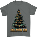 Jingle Your Star Sign Funny Christmas Xmas Mens T-Shirt 100% Cotton Charcoal