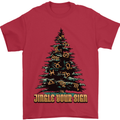 Jingle Your Star Sign Funny Christmas Xmas Mens T-Shirt 100% Cotton Red