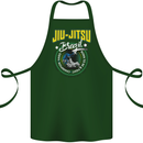 Jiu Jitsu Brazilian MMA Mixed Martial Arts Cotton Apron 100% Organic Forest Green