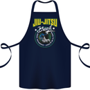 Jiu Jitsu Brazilian MMA Mixed Martial Arts Cotton Apron 100% Organic Navy Blue