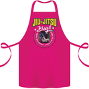 Jiu Jitsu Brazilian MMA Mixed Martial Arts Cotton Apron 100% Organic Pink
